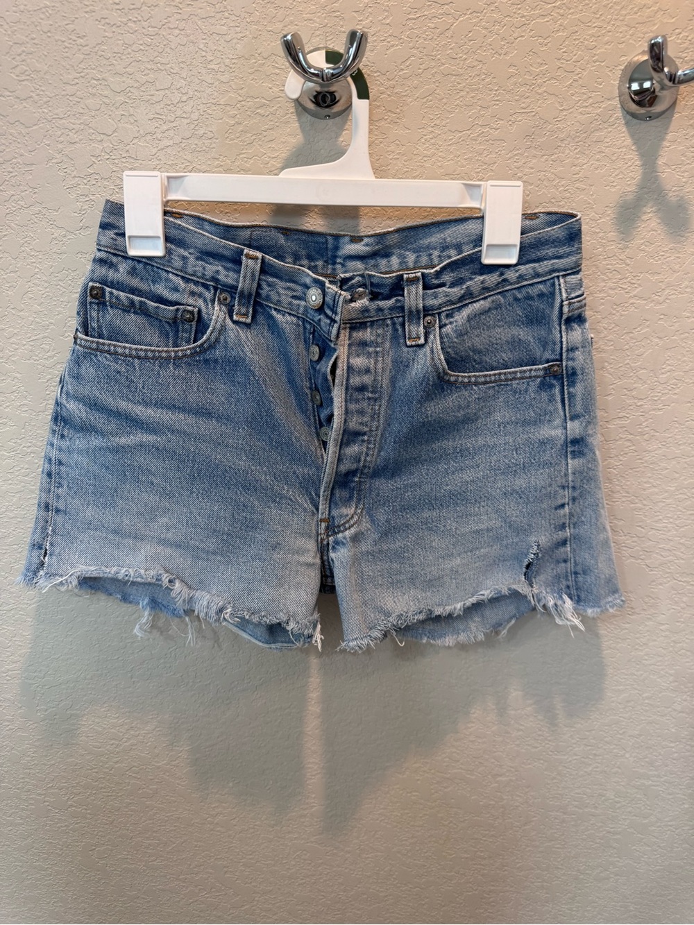 Vintage Levi’s Light Blue Denim Cutoff Shorts